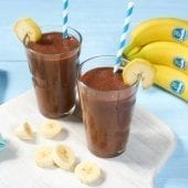 Γρήγορο shake με διπλή σοκολάτα και μπανάνα Chiquita