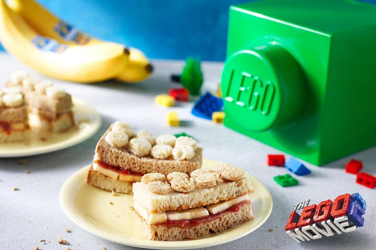 Υγιεινό γλυκό σάντουιτς του Μπανάρναρ με μπανάνες Chiquita