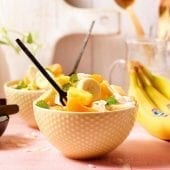Υγιεινή, ελαφριά σαλάτα Αμβροσία με μπανάνα Chiquita