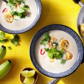 Υγιεινή Ταϊλανδέζικη Σούπα Κάρυ-Καρύδας με Μπανάνες Chiquita