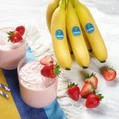 Γρήγορο smoothie με φράουλα και μπανάνα Chiquita