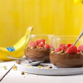 Μους σοκολάτας με μπανάνες Chiquita χωρίς ζάχαρη