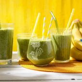 Υγιεινό smoothie με σπανάκι και μπανάνες Chiquita