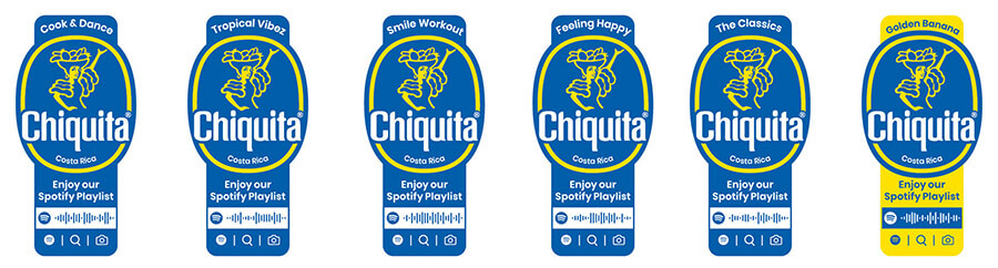 Λίστες αναπαραγωγής της Chiquita στη Spotify