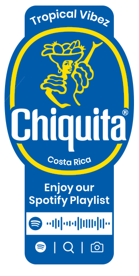 Spotify_Tropical_Vibez_Chiquita_Sticker
