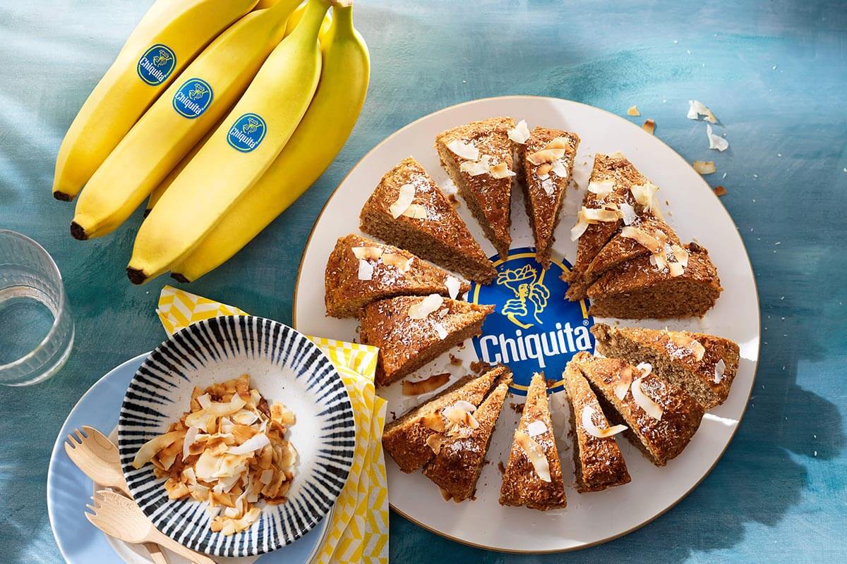 Ψωμί καρύδας με μπανάνες Chiquita