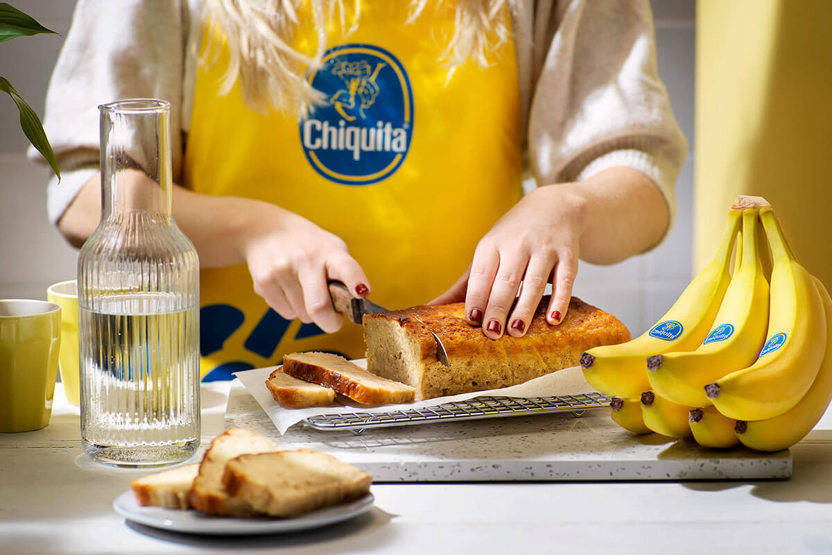 Μπανανόψωμο με 3 υλικά από την Chiquita