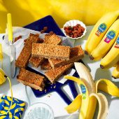 Μπάρες Πρωτεΐνης με Γεύση Μπανανόψωμου Chiquita για πριν την Προπόνηση
