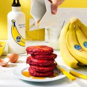 Τηγανίτες με Μπανάνα Chiquita και Παντζάρι ιδανικές για μετά την άσκηση Βαθύ Κάθισμα