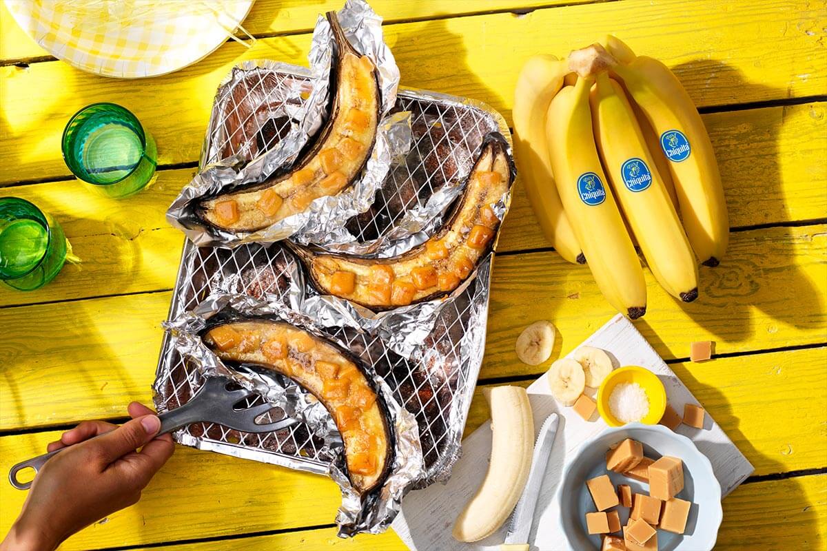 Καραμελωμένες BBQ μπανάνες Chiquita