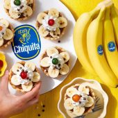 Ρετρό ταρτάκια με μπανάνα Chiquita και κρέμα σοκολάτας