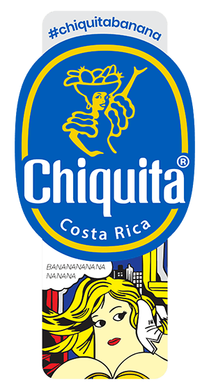 Roy Lichtenstein’s -B-Banana_Chiquita-Sticker