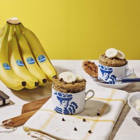 Cookie με μπανάνες Chiquita και νιφάδες σοκολάτας σε κούπα