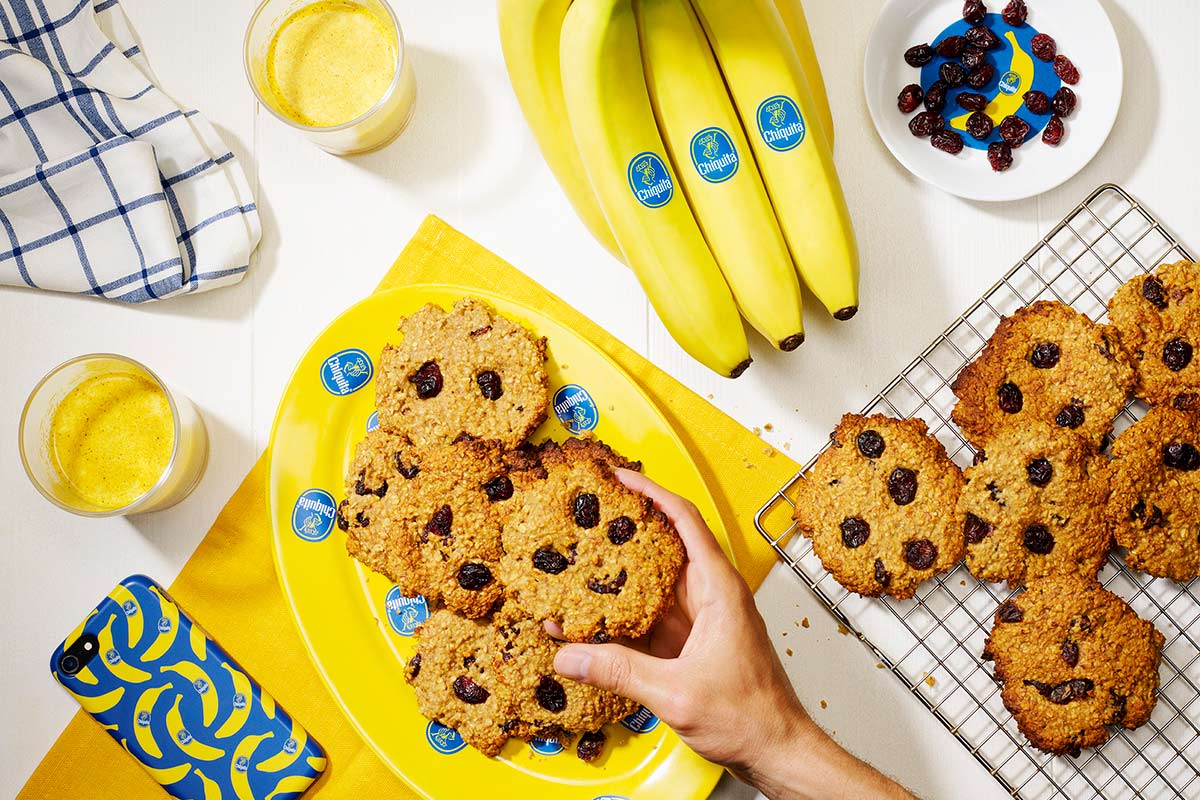 Μπισκότα μπανάνας για πρωινό από την Chiquita