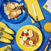 Πρωτεϊνούχες τηγανίτες μπανάνας για μετά από τη γυμναστική από την Chiquita