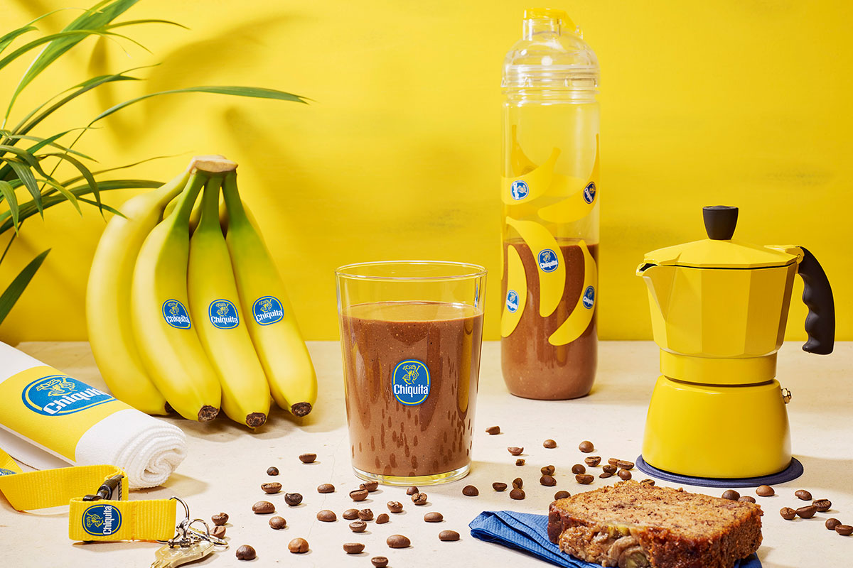 Πρωτεϊνούχο ρόφημα μπανάνας και μόκας για τη γυμναστική από την Chiquita