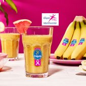 Smoothie με γκρέιπφρουτ, τζίντζερ και μπανάνα Chiquita