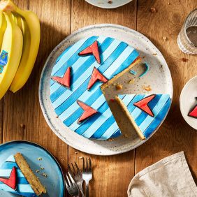 Κέικ τζίντζερ με πορτοκάλι και μπανάνα Chiquita