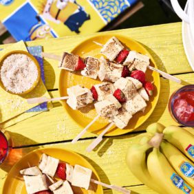 Μπάρμπεκιου μαρσμέλοου με μπανάνες Chiquita